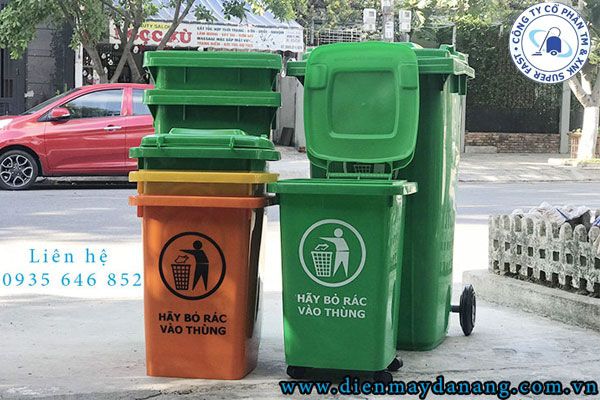 Top 3 loại thùng rác nhựa tại Quảng Nam phổ biến hiện nay
