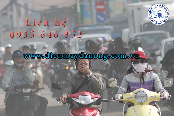 Cảnh báo bụi mịn tại Hà Nội