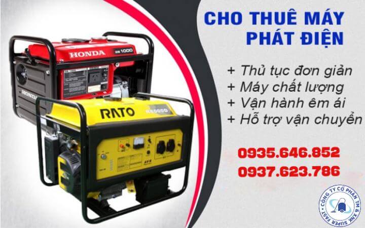 Nhu cầu cho thuê máy phát điện tại Đà Nẵng