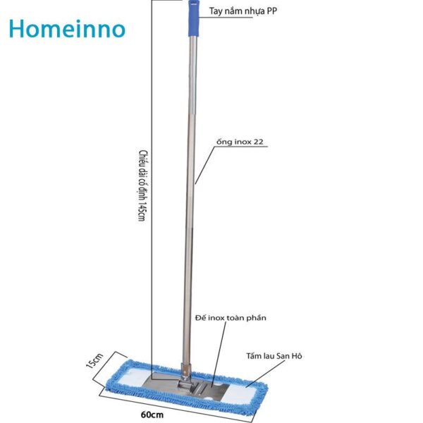 Cây lau sàn Homeinno sợi San Hô 60cm