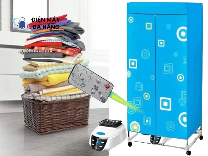 Dùng máy sấy quần áo