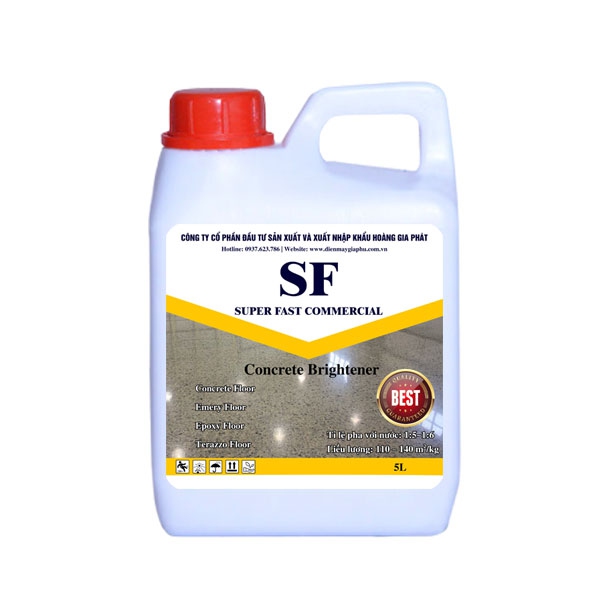 Hóa Chất Đánh Bóng Bê Tông Super Fast SF Loại Tốt 5Kg