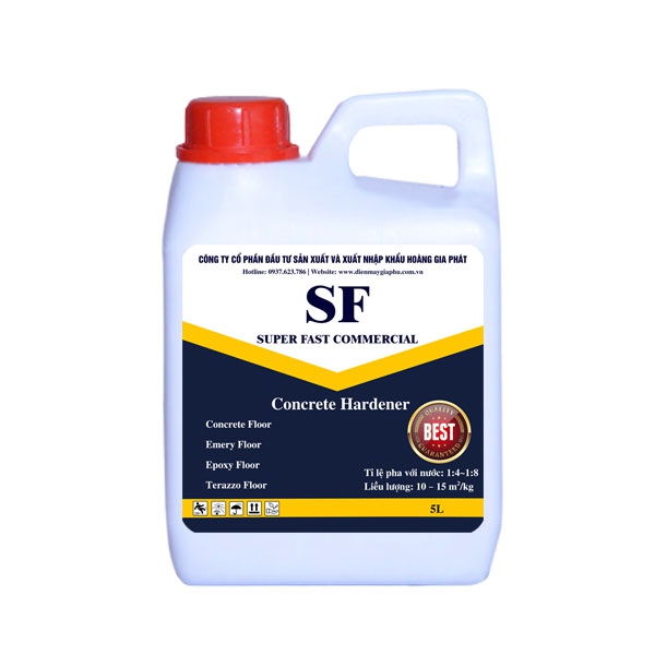 Hóa Chất Tăng Cứng Bê Tông Super Fast SF Loại Tốt 5Kg
