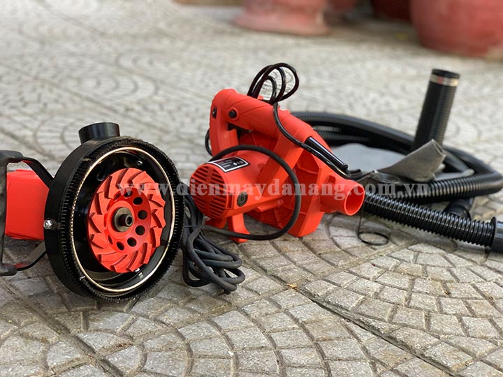 Bộ máy mài cầm tay có hút bụi