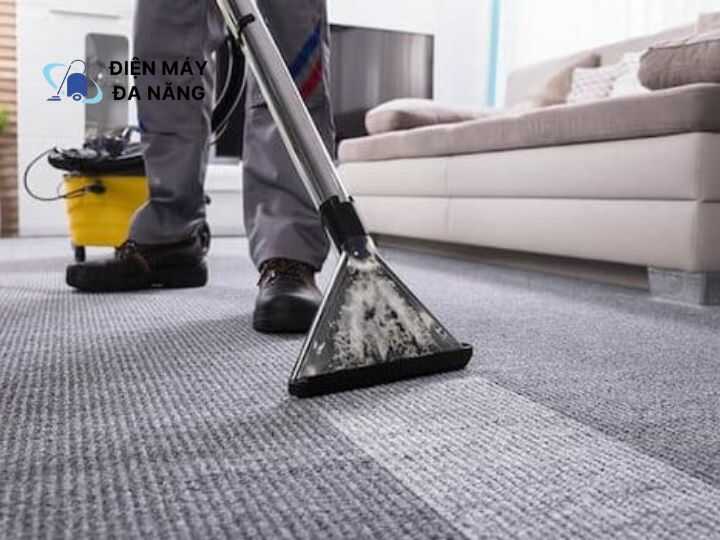 Giặt sạch thảm lông bằng máy phun hút giặt thảm