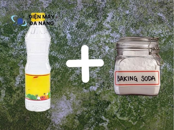 Sử dụng giấm và baking soda