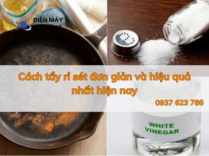 Cách tẩy rỉ sét đơn giản nhất ngay tại nhà