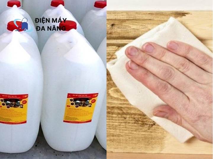 Tẩy sơn pu bằng xăng thơm