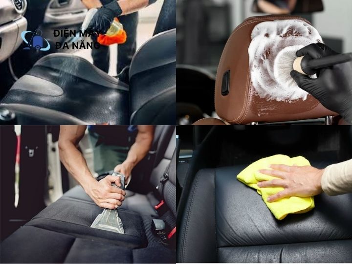 Cách Vệ Sinh Ghế Nỉ Xe Ô Tô Sạch Sẽ, Đơn Giản Tại Nhà Các bước vệ sinh ghế xe ô tô