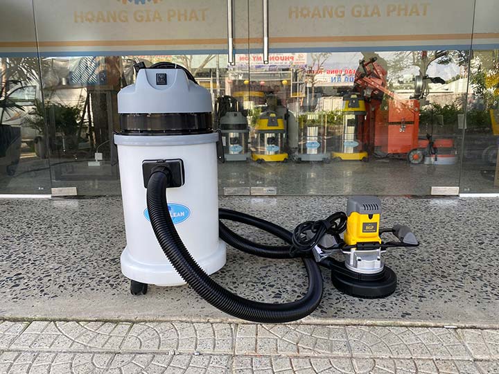 Combo máy mài cầm tay HGP kèm máy hút bụi 30L