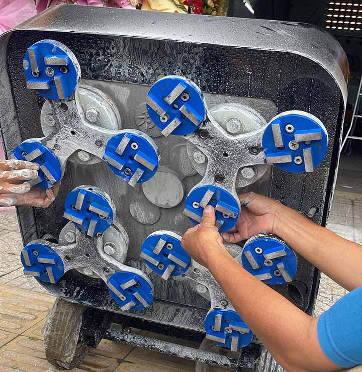 Đế gắn đĩa máy mài và đánh bóng sàn