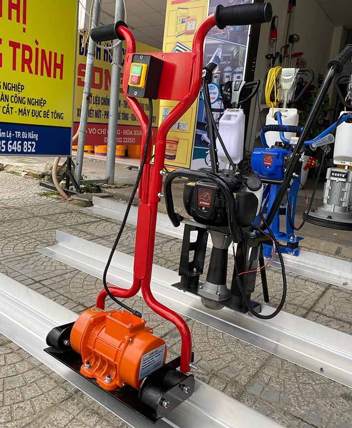 Máy đầm thước chạy điện Super Fast