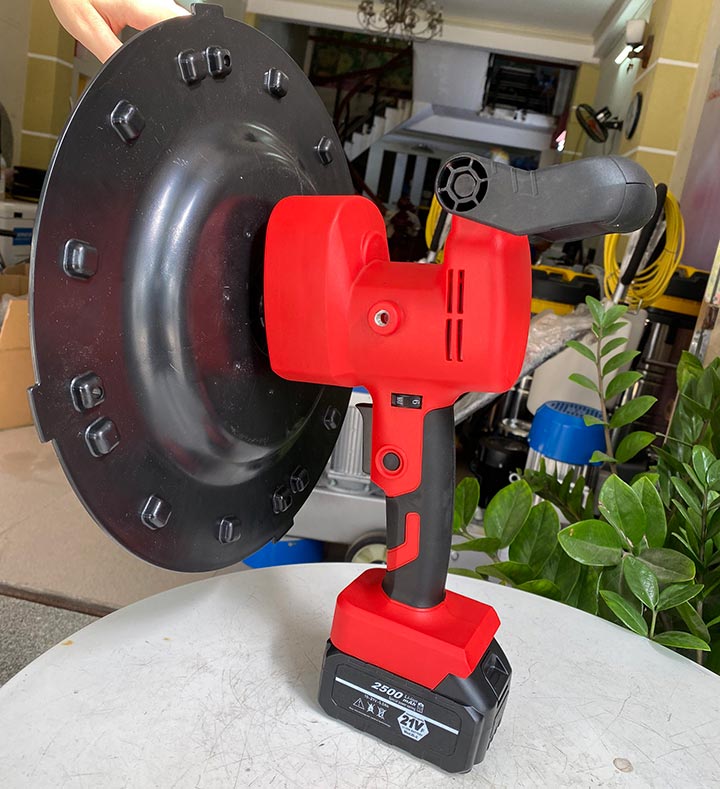 Máy xoa tường chạy pin
