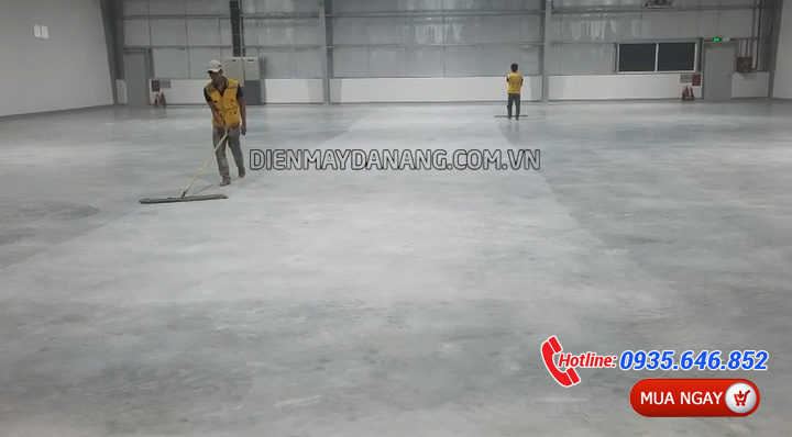 dust lau sàn nhà xưởng