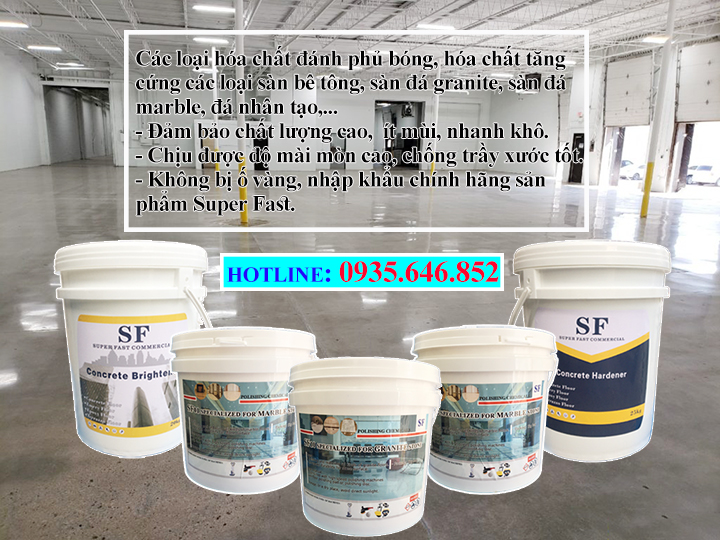 Hóa chất đánh phủ bóng sàn tại quảng ninh