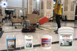 Hóa chất phủ bóng sàn và đánh bóng sàn