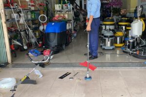 Cách lắp cước máy cắt cỏ