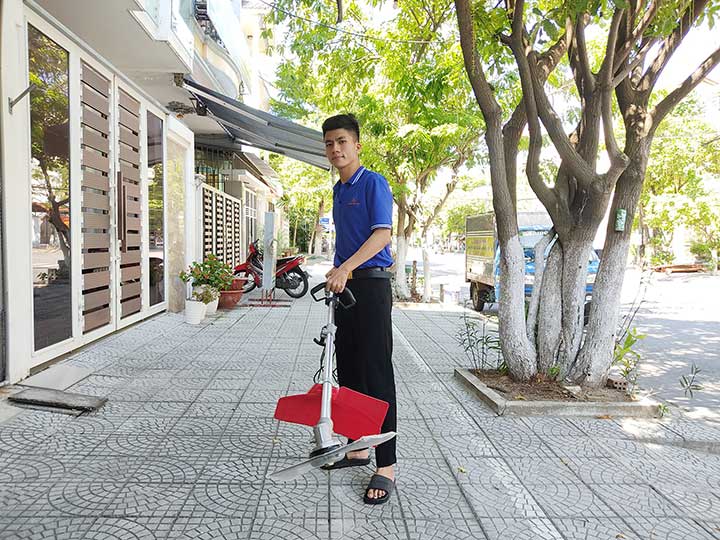 Máy cắt cỏ cầm tay chạy điện Super Fast