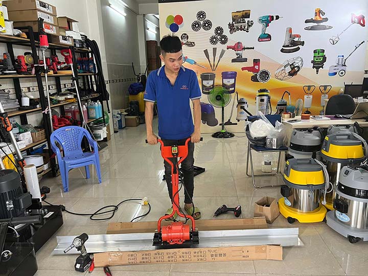 Máy đầm nền chạy điện