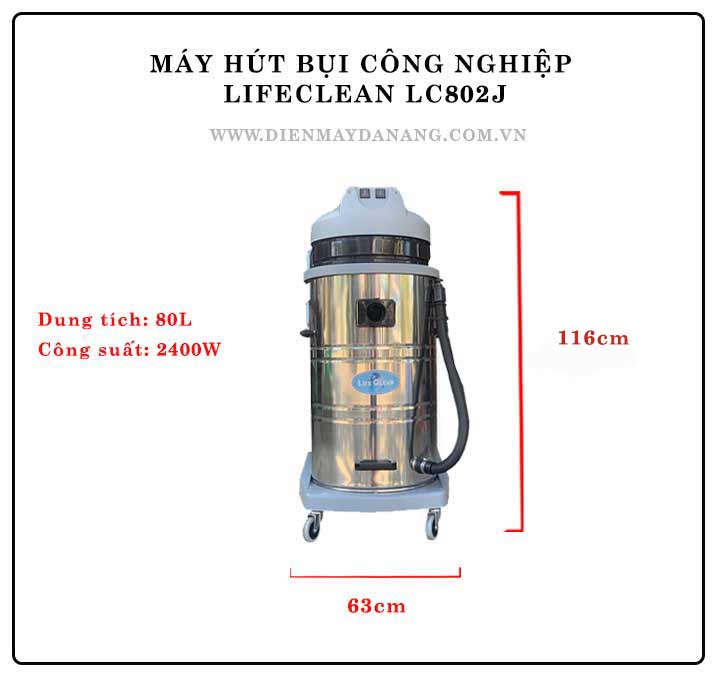 Thông số cơ bản của máy hút bụi LC802J