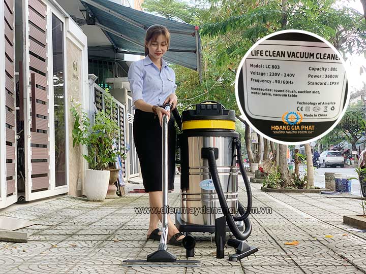 Máy hút bụi nhà xưởng Lc803