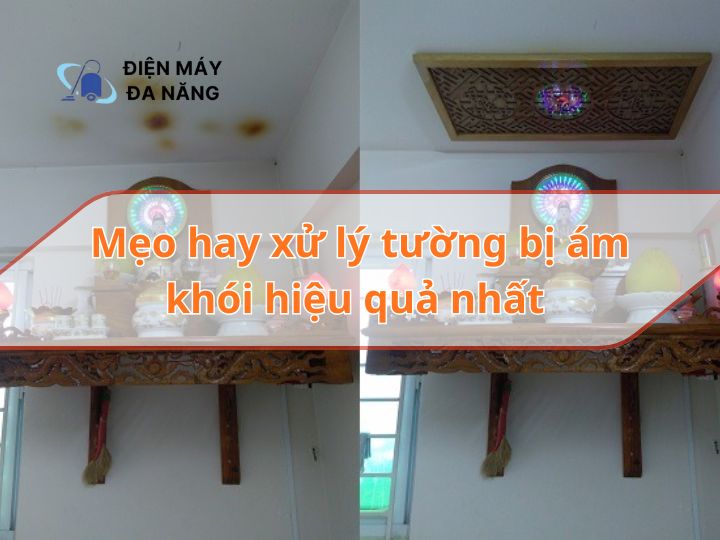 Mẹo hay xử lý tường bị ám khói hiệu quả nhất
