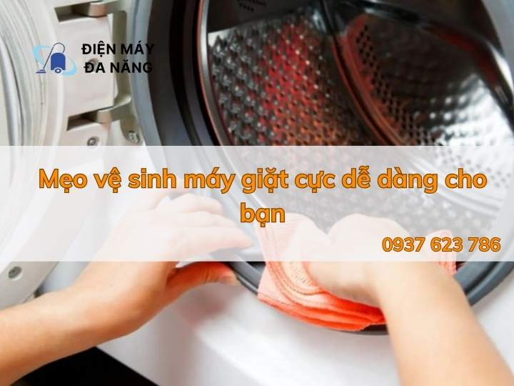 Mẹo nhỏ giúp máy giặt luôn thơm mát