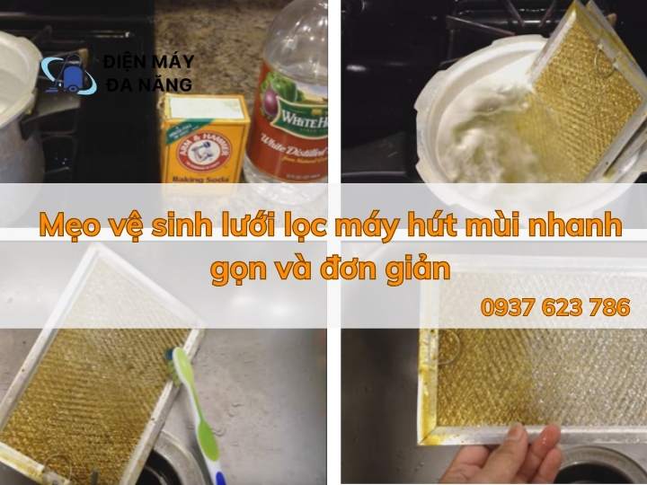 Mẹo vệ sinh lưới lọc máy hút mùi nhanh gọn và đơn giản