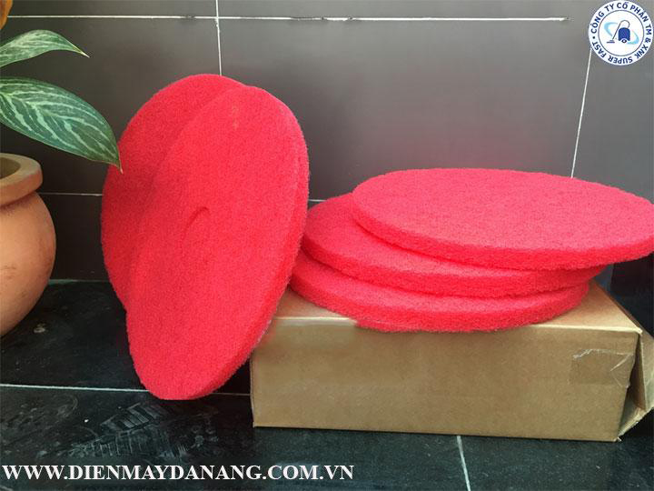pad đánh sàn 3m màu đỏ