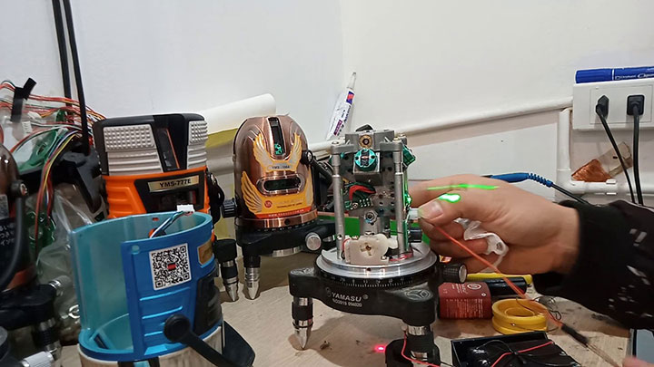 Sửa máy cân bằng laser