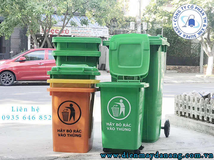 thùng rác tại Hội An do Super Fast cung cấp