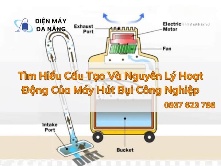 Tìm Hiểu Cấu Tạo Và Nguyên Lý Hoạt Động Của Máy Hút Bụi Công Nghiệp