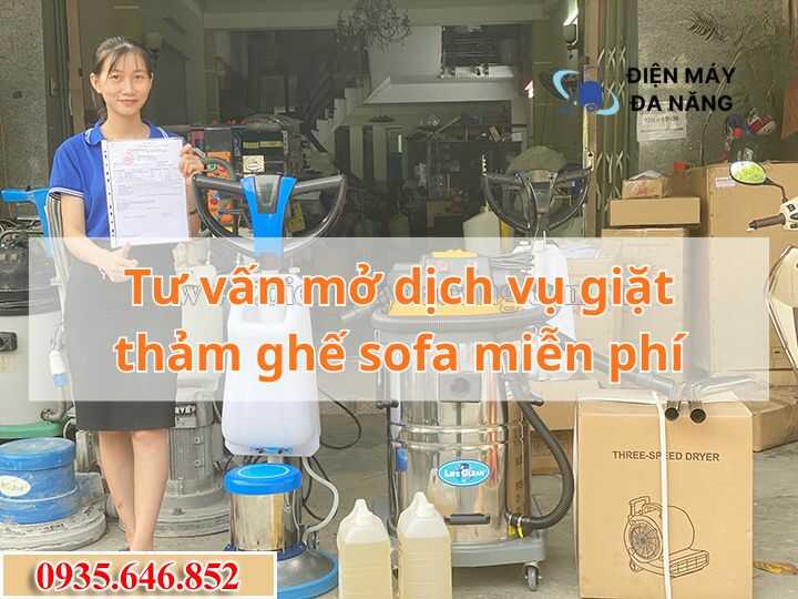 Tư vấn mở dịch vụ giặt thảm ghế sofa miễn phí