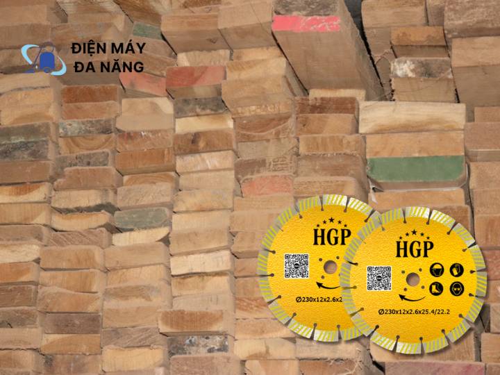 Ứng dụng nổi bật của lưỡi cắt bê tông HGP 230mm