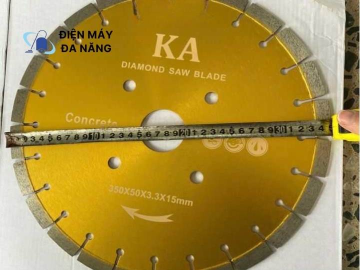 Cách sử dụng của lưỡi cắt bê tông KA 350mm đúng chuẩn