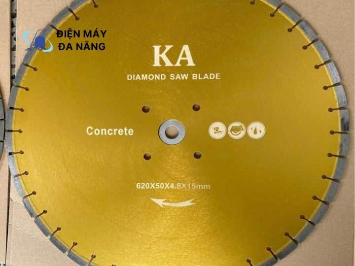 Lưỡi cắt bê tông KA 620mm Cách bảo dưỡng lưới cắt đúng chuẩn