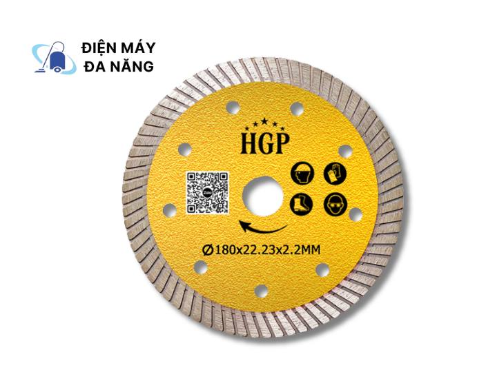 Đặc điểm nổi bật của lưỡi cắt đá HGP 180mm