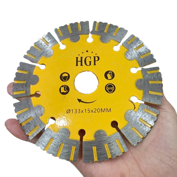 Lưỡi cắt rãnh tường HGP 133mm