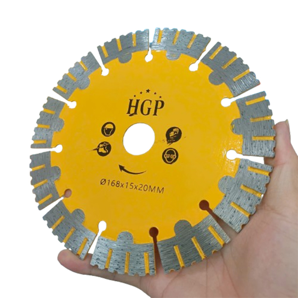 Lưỡi cắt tường gạch HGP 168mm