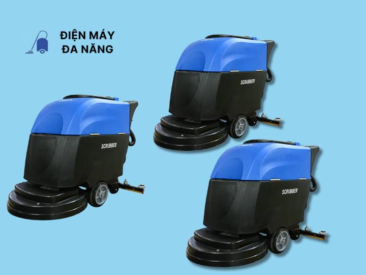 Máy chà sàn liên hợp Clepro C50E Quy trình sử dụng máy an toàn đúng chuẩn