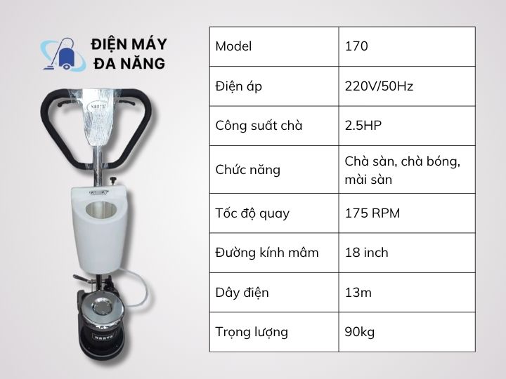 Hiệu suất mài và đánh bóng của Karva KVG-17E1 mạnh mẽ