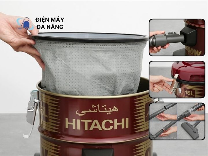 Lưu ý khi sử dụng máy hút bụi Hitachi CV-940Y 24CV WR