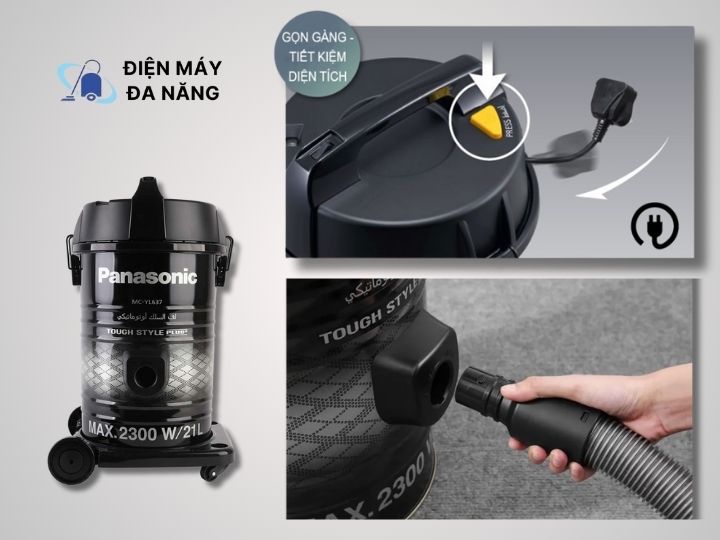 Ưu điểm của máy hút bụi Panasonic MC-YL637SN49