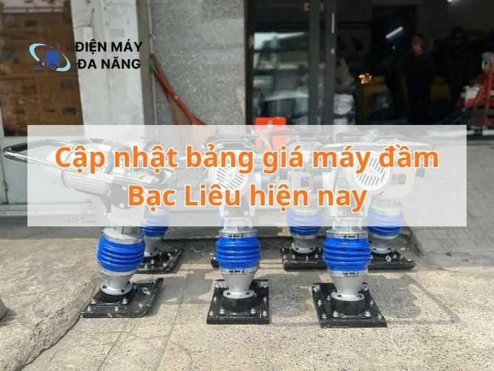 Cập nhật bảng giá máy đầm Bạc Liêu hiện nay