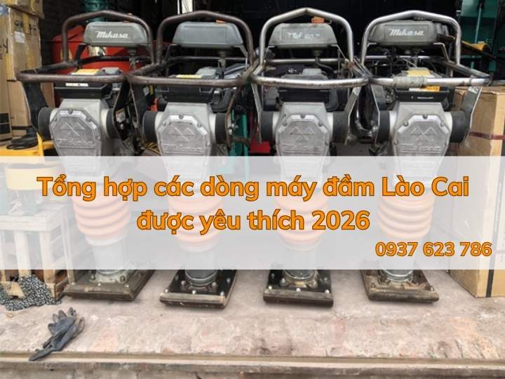 Tổng hợp các loại máy đầm Lào Cai uy tín giá tốt