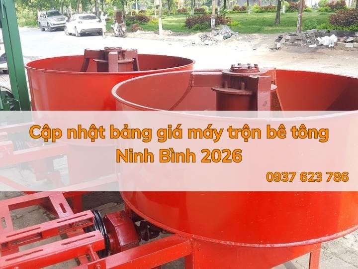 Tổng hợp các dòng m,áy trộn bê tông Ninh Bình hiện nay