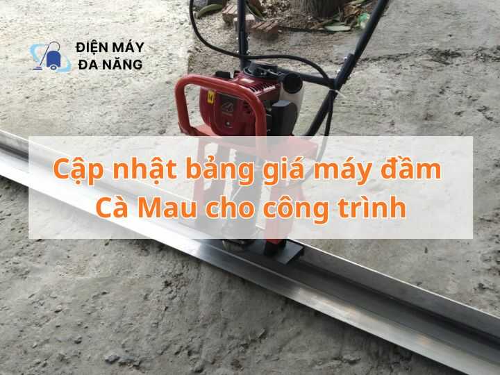 Cập nhật bảng giá máy đầm Cà Mau cho công trình hiện nay