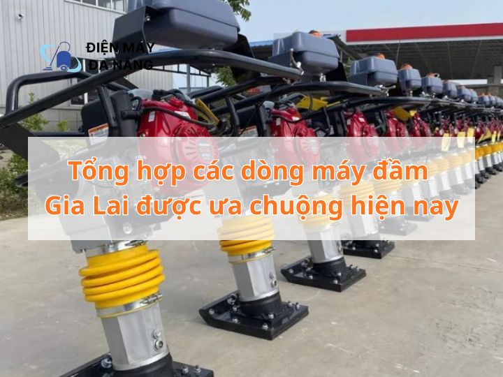Tổng hợp các dòng máy đầm Gia Lai được ưa chuộng hiện nay