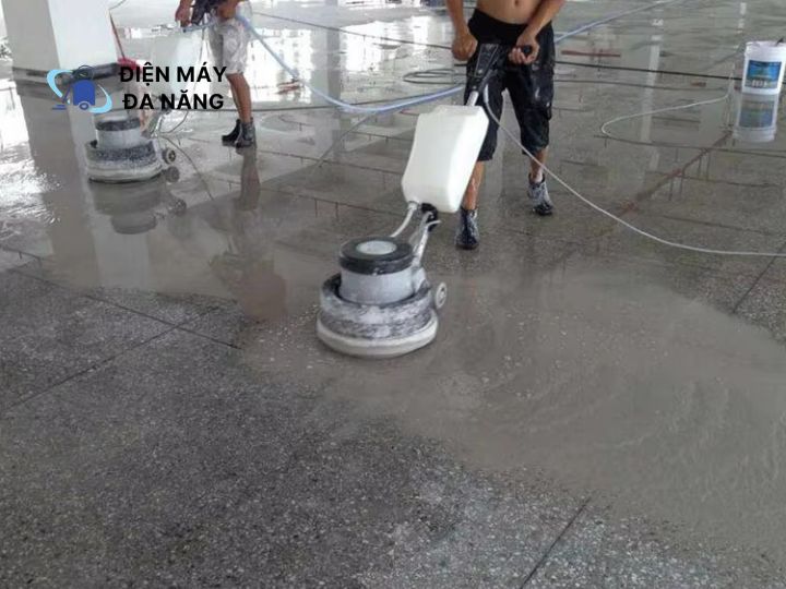 Tổng hợp các dòng máy mài sàn bê tông Quảng Nam phổ biến hiện nay Đánh bóng bề mặt sàn