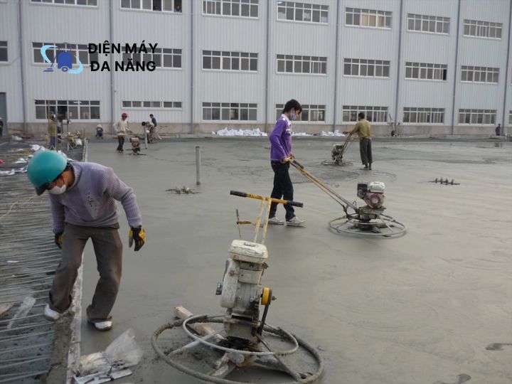 Xoa nền bê tông 1 mâm xoa